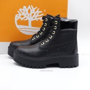 NEW Timberland Stone Street 6 Inch Lace Waterproof Platform Boots